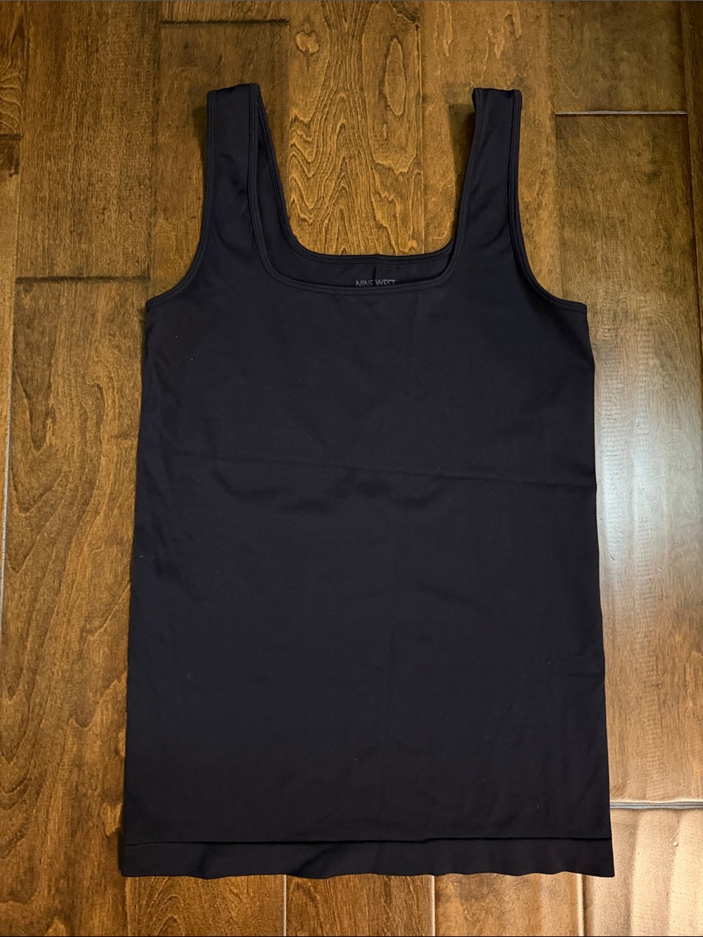 Women’s Nine West Essential Black Scoop Neck Tank Top